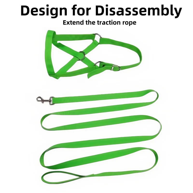 Зеленая регулируемая нейлоновая веревка для домашнего скота - Фотография_4