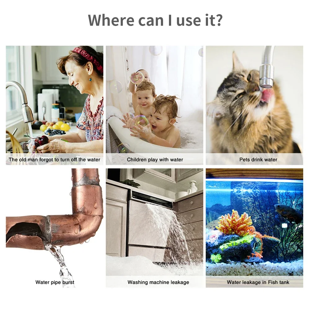 Умный датчик воды tuya wifi zigbee - Фотография_5