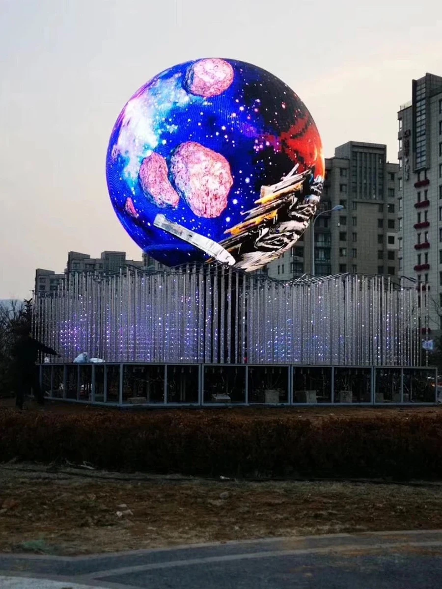 Сферический светодиодный дисплей диаметром p1 - Фотография_5