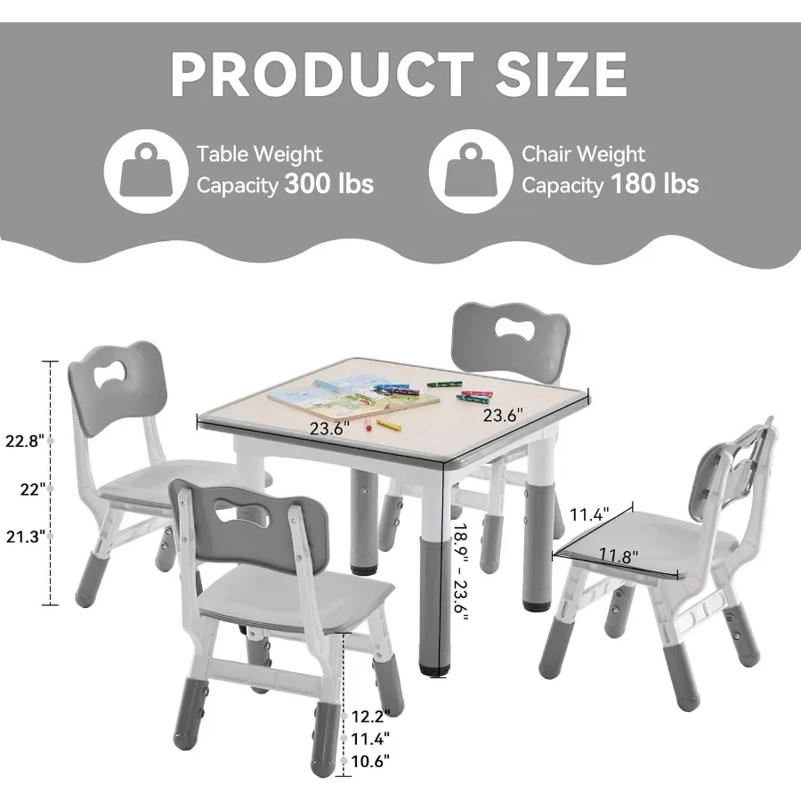 Регулируемый по высоте детский учебный стол - Фотография_3