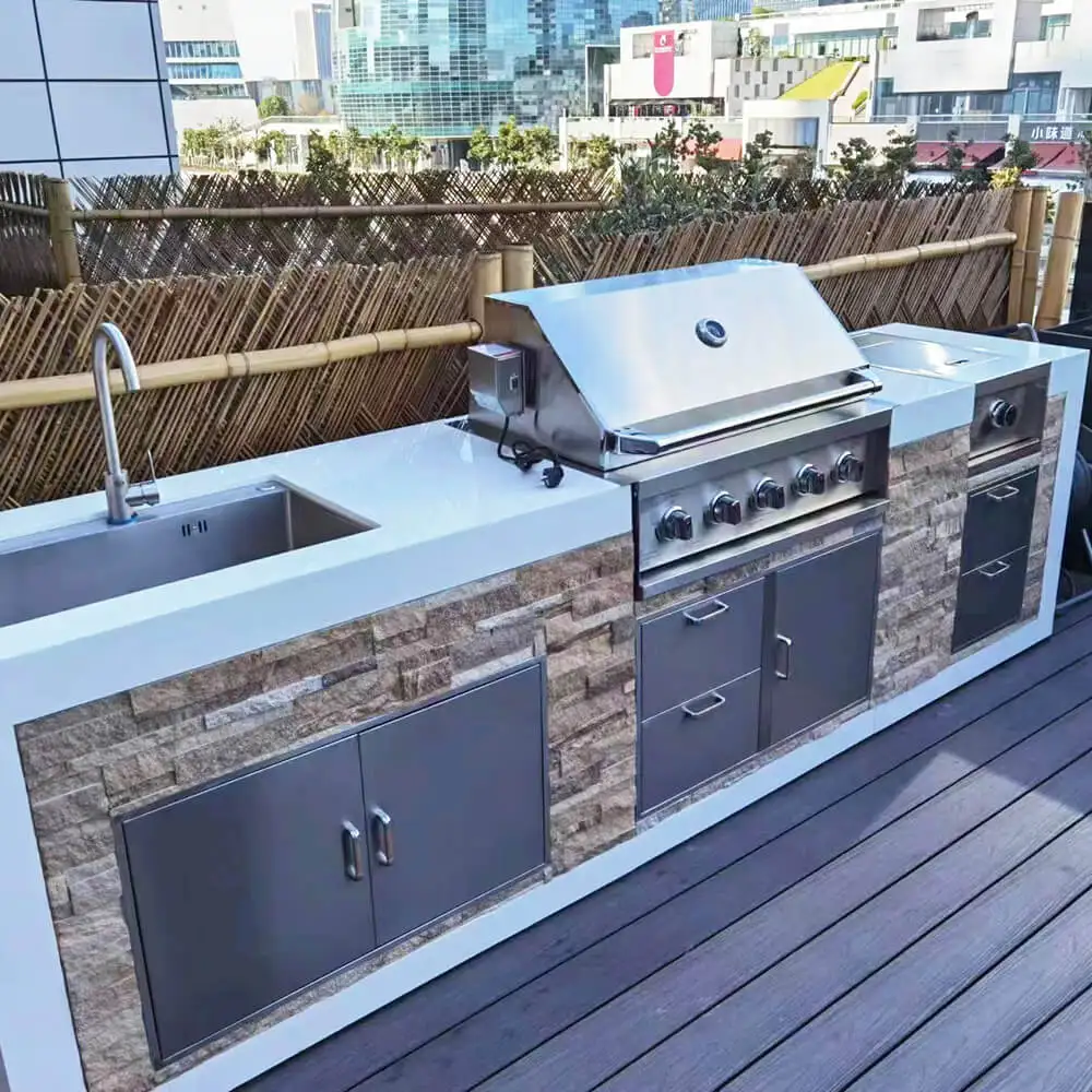 Лидер продаж, газовый гриль для приготовления пищи на заднем дворе - Фотография_4