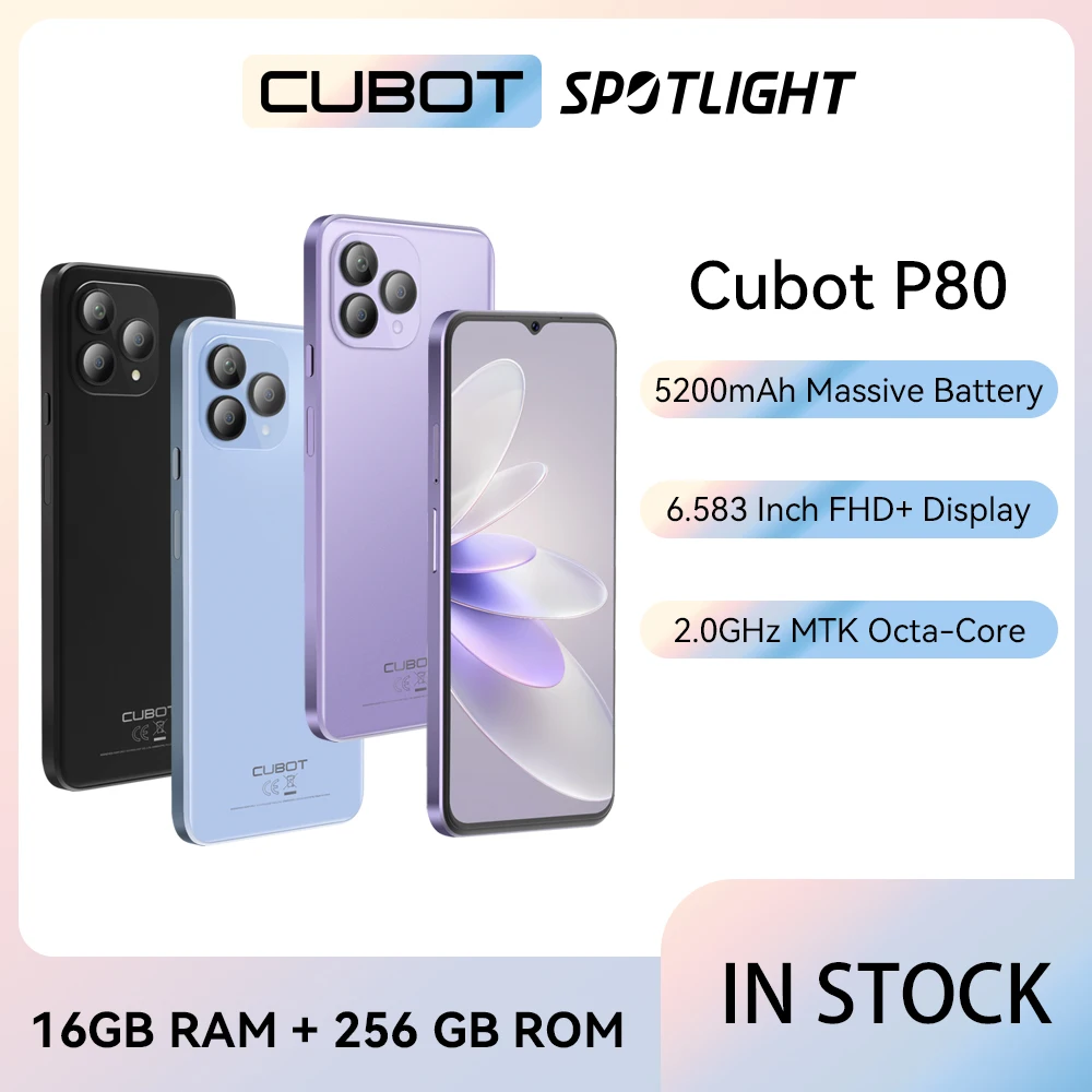 Смартфон cubot global version android p80