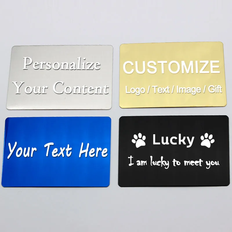 Персонализированная лазерная металлическая