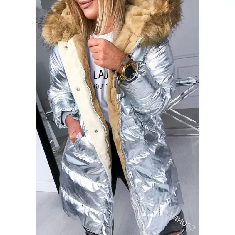 Зимняя одежда, женская куртка-пуховик - Фотография_3