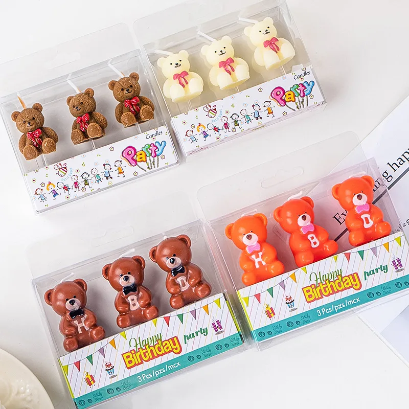 Bear birthday candles - Фотография_4