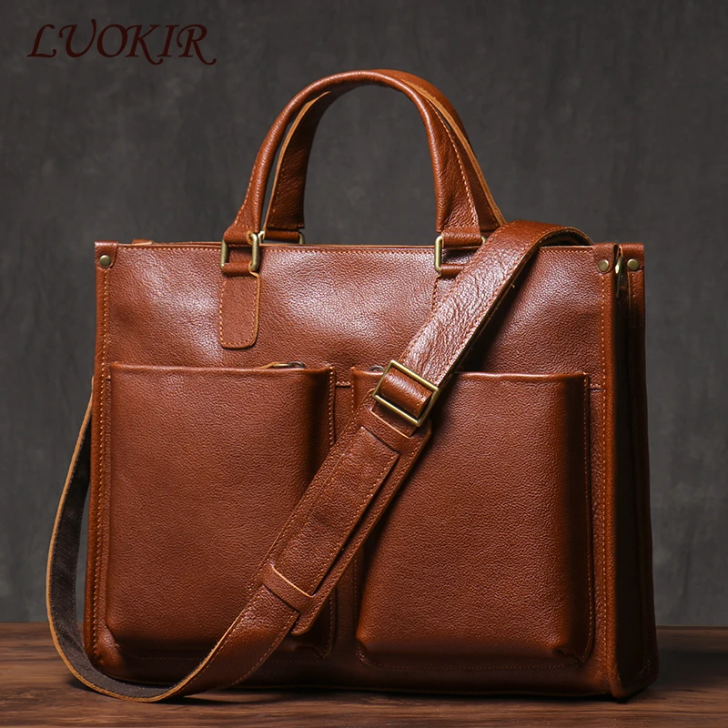 Роскошный деловой портфель luokir для мужчин