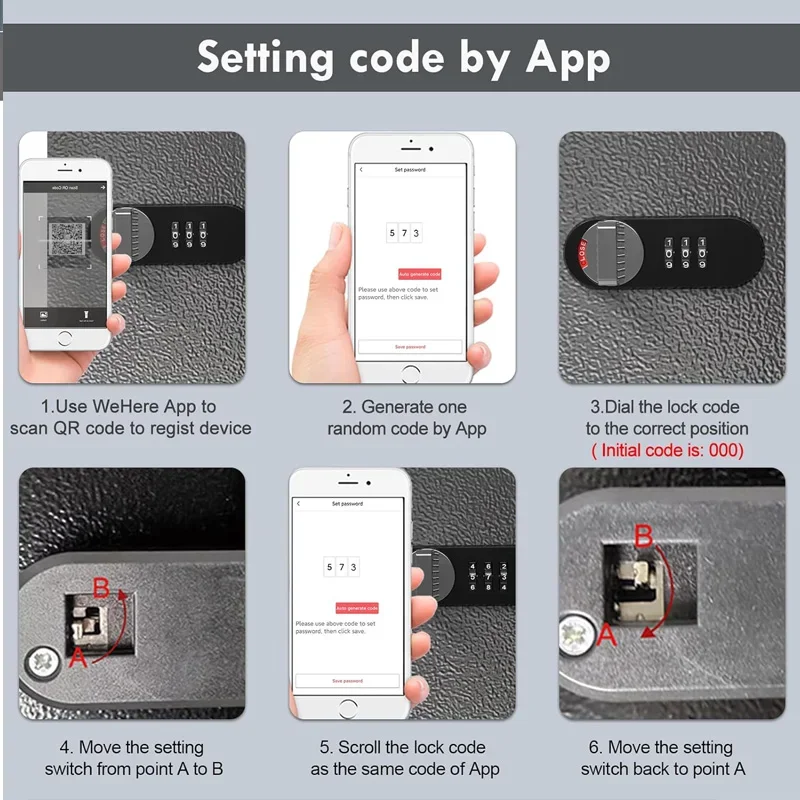 Wehere 32 key safe box with dual lock - Фотография_5