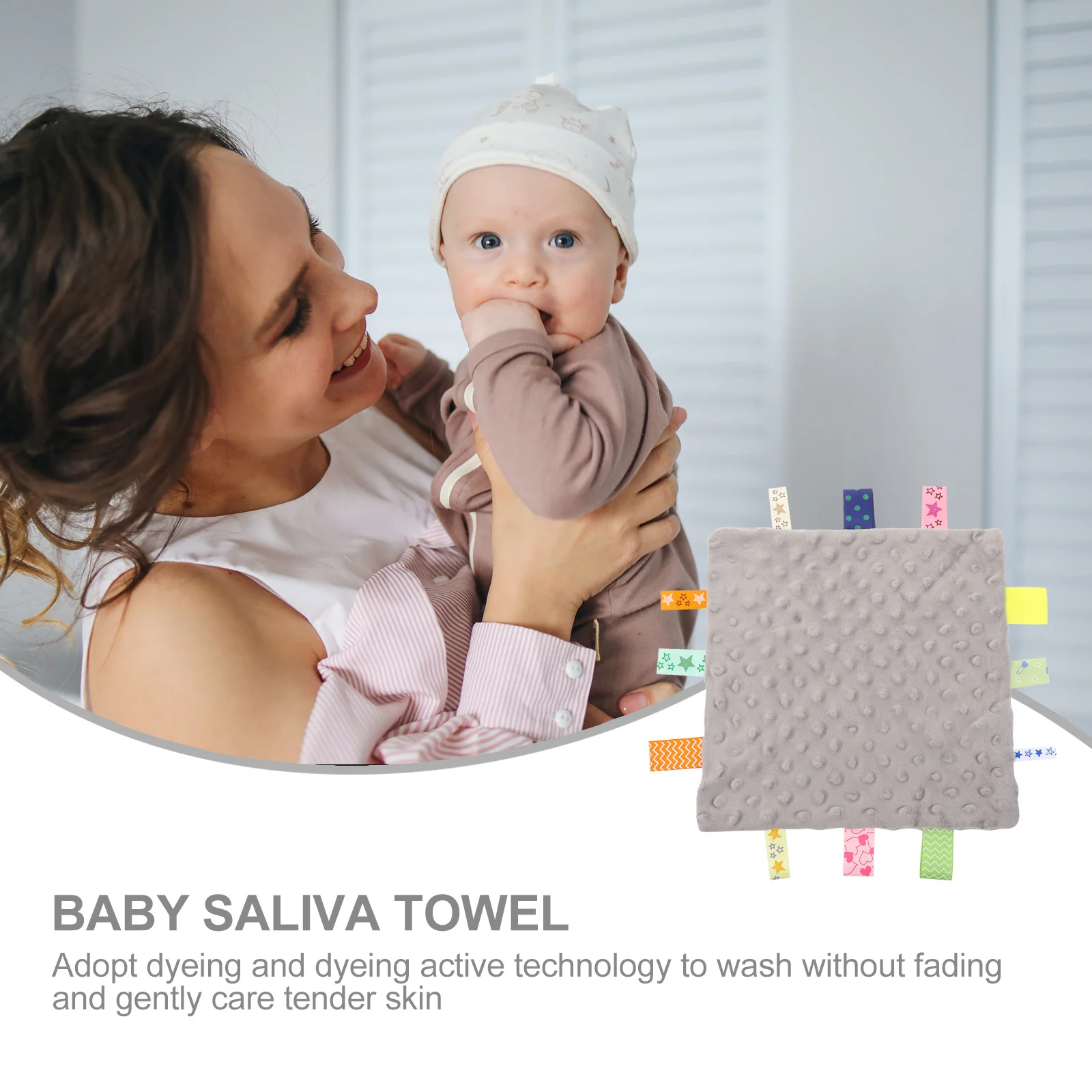 Успокаивающее успокаивающее полотенце для новорожденных - Фотография_4