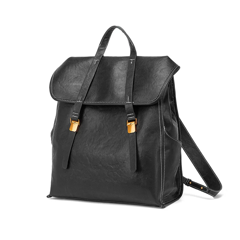 Ретро женский модный большой вместительный дорожный рюкзак - Фотография_4