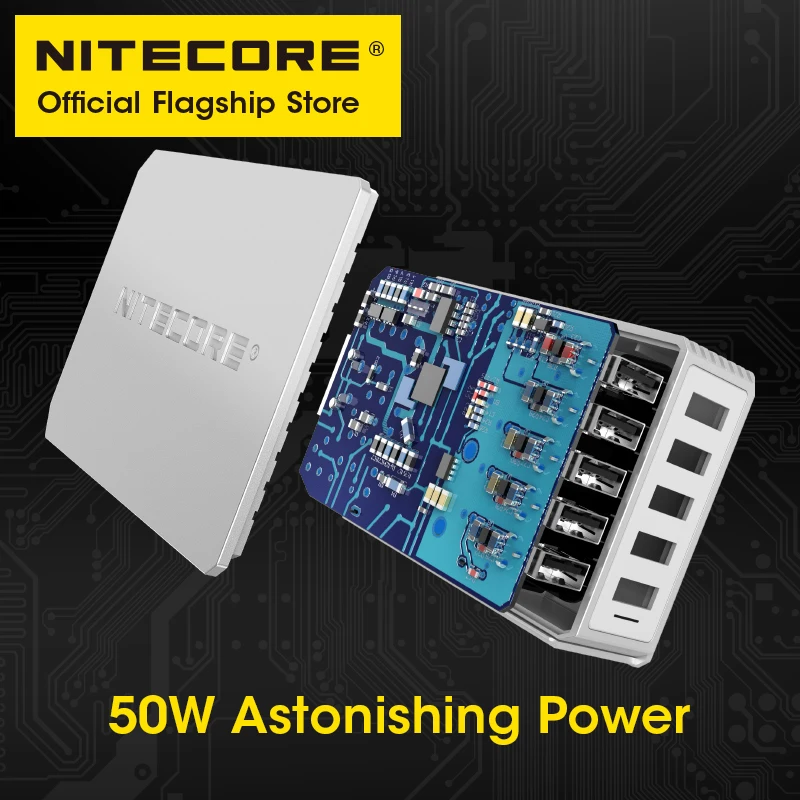 Многопортовый usb-адаптер nitecore ua55 - Фотография_5