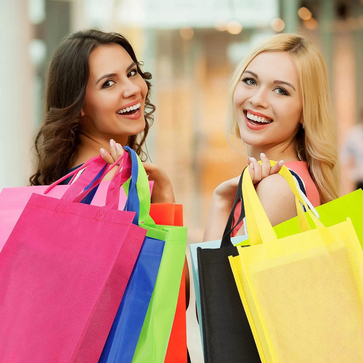 Abqr 50 упаковок нетканых сумок-тоут - Фотография_6