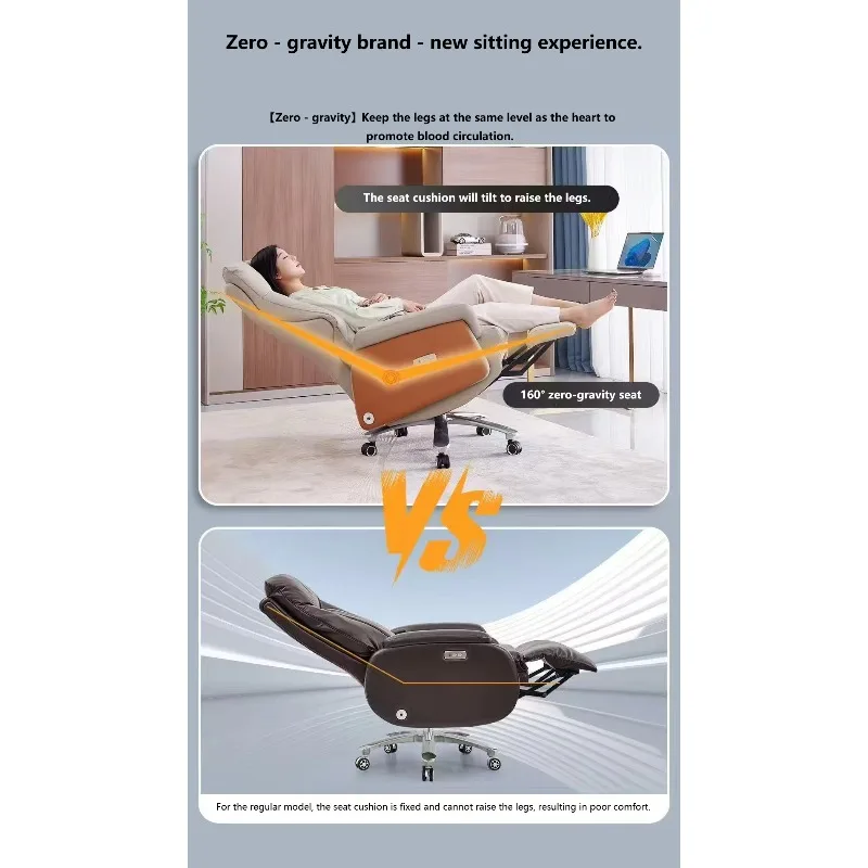 Современное электрическое массажное кресло boss с вентиляцией и подогревом - Фотография_6