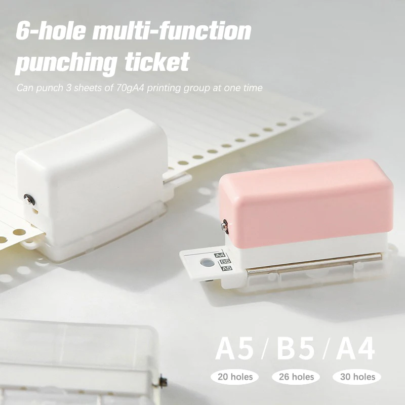6-отверстий дырокол diy a4 b5