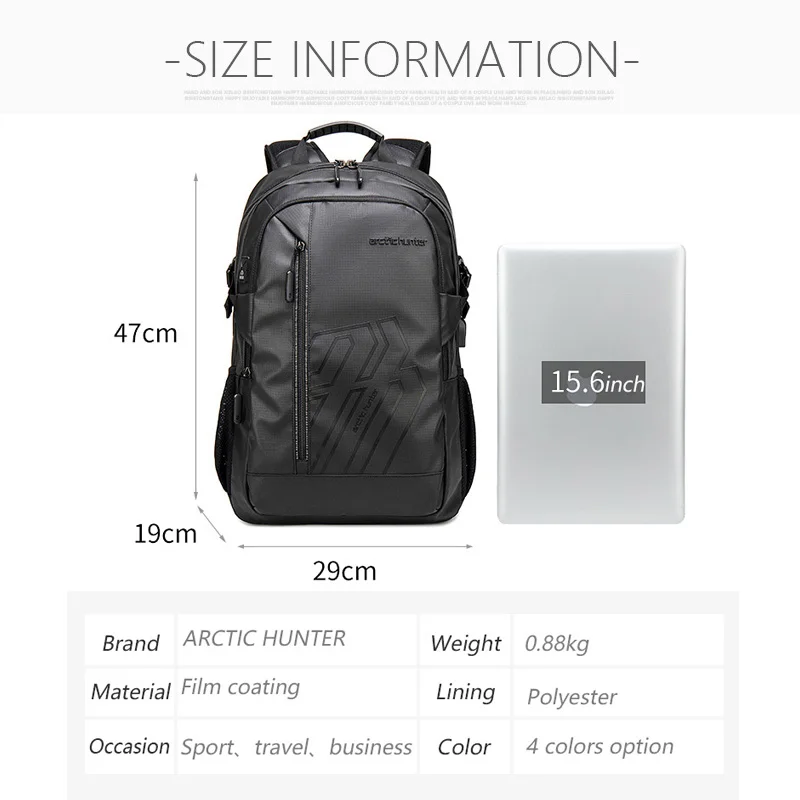 Мужской рюкзак большой емкости - Фотография_2