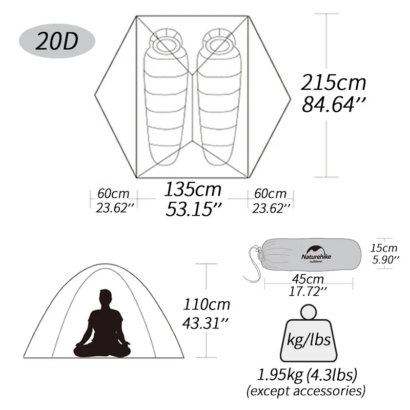 Naturehike star river ul 2-х человек - Фотография_5