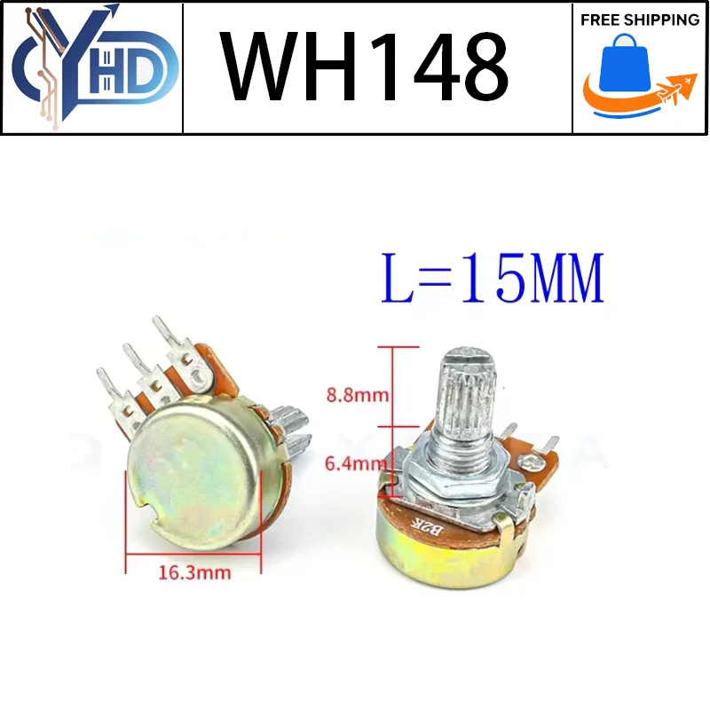 Wh148 3-контактный потенциометр - Фотография_2