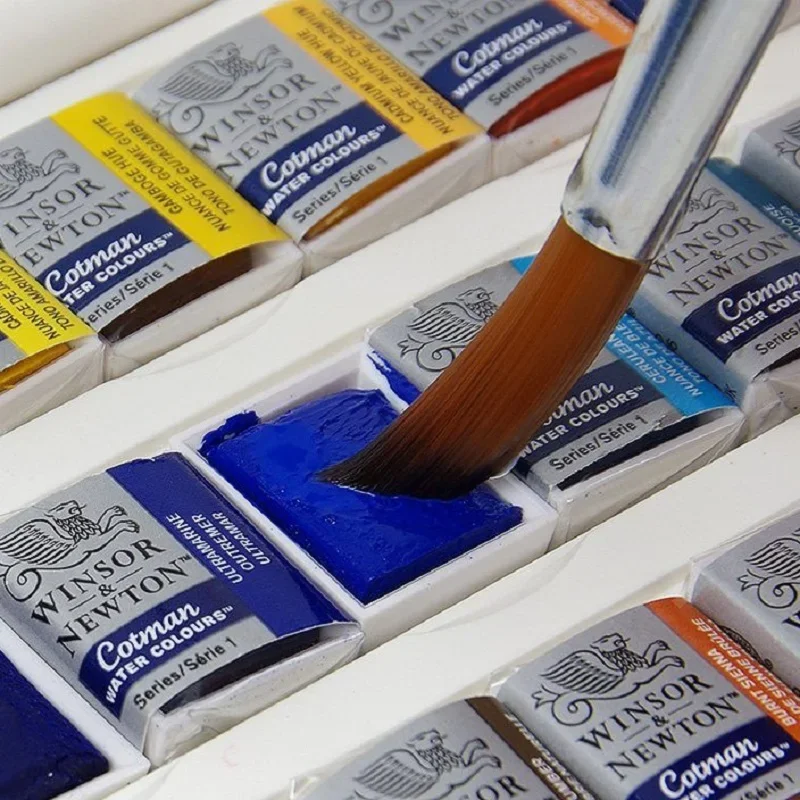 Набор акварельных красок winsor & newton cotman - Фотография_3