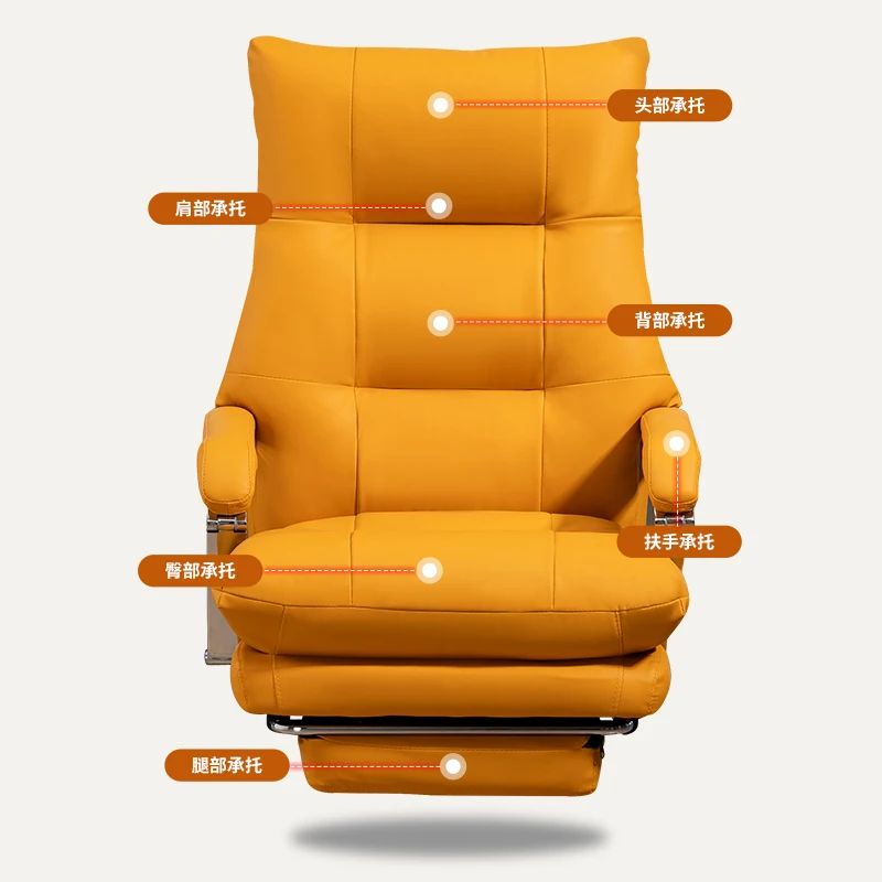 Милый офисный стул на коленях - Фотография_4