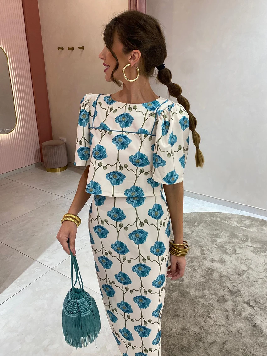 Marthaqiqi женский комплект одежды для сна с принтом - Фотография_5