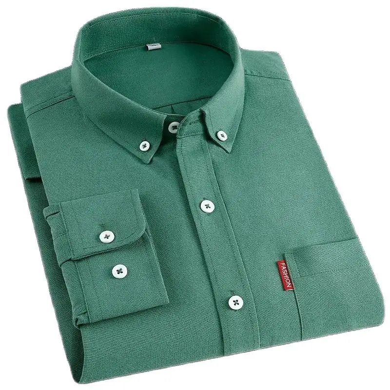 5xl 100 хлопковая рубашка с длинным