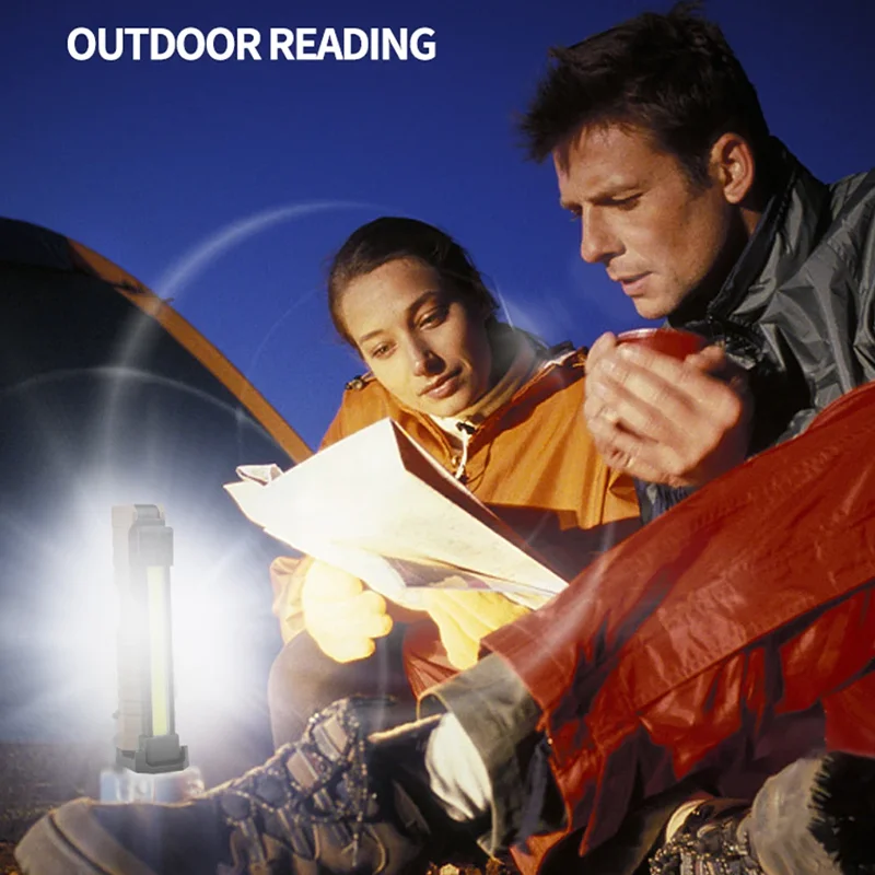 Складной cob xpe светодиодный рабочий фонарь - Фотография_6