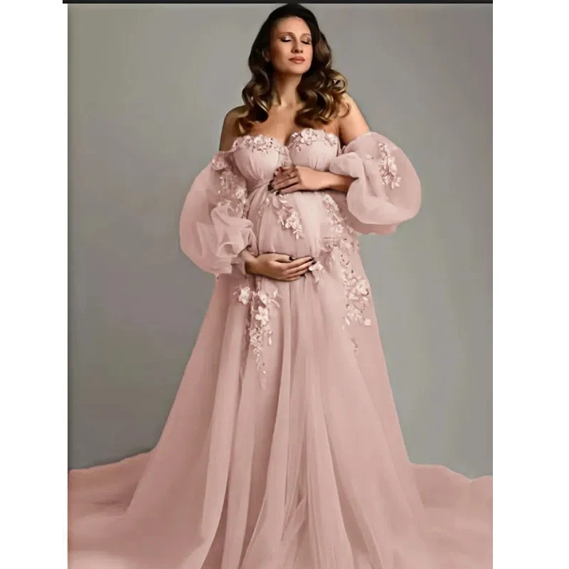 Платье для беременных с ручной - Фотография_2