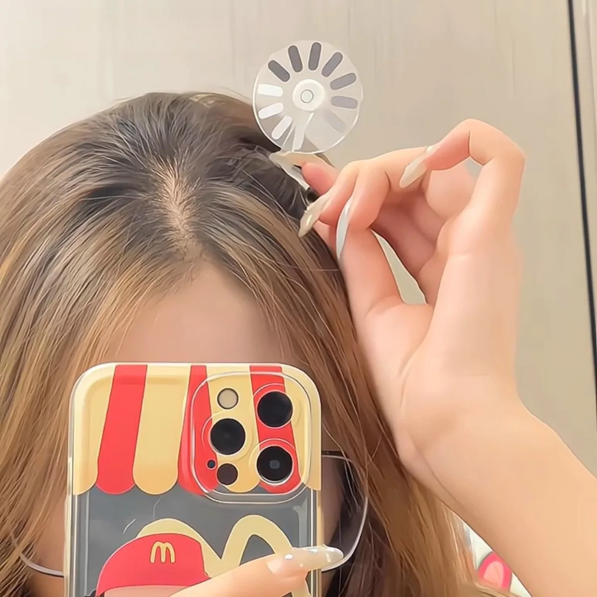 Новая креативная вращающаяся заколка для волос для женщин - Фотография_2