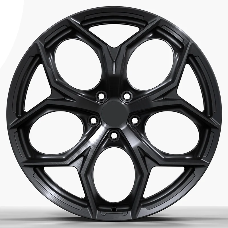 Oem индивидуальные матовые черные диски 5x120 5x114 - Фотография_2