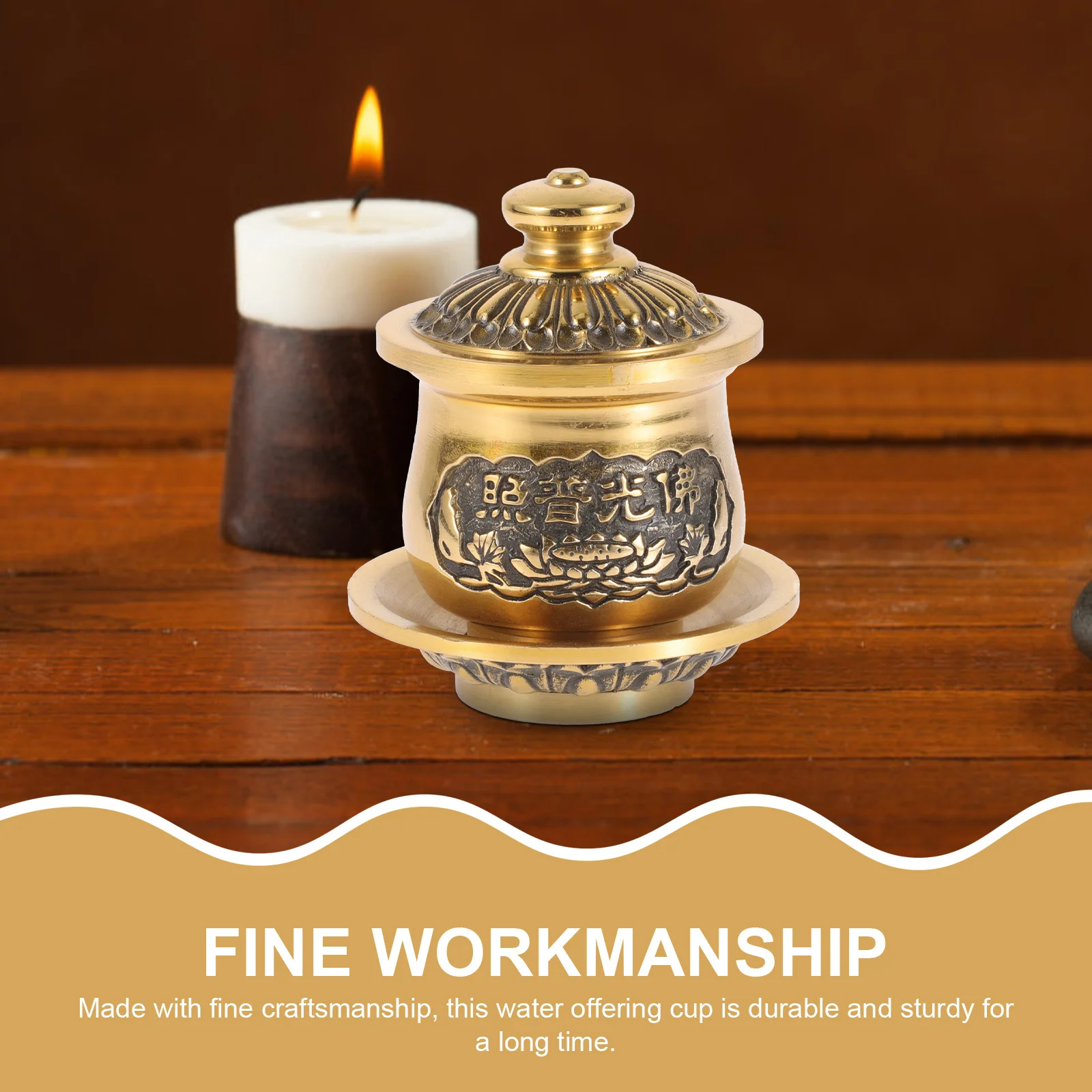 Буддийская медная чашка изысканный