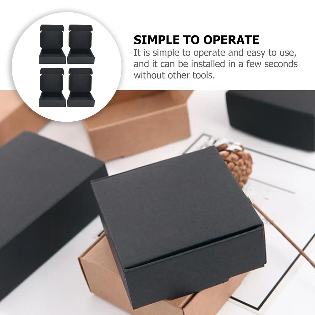 Черные удобные складные транспортировочные коробки - Фотография_2