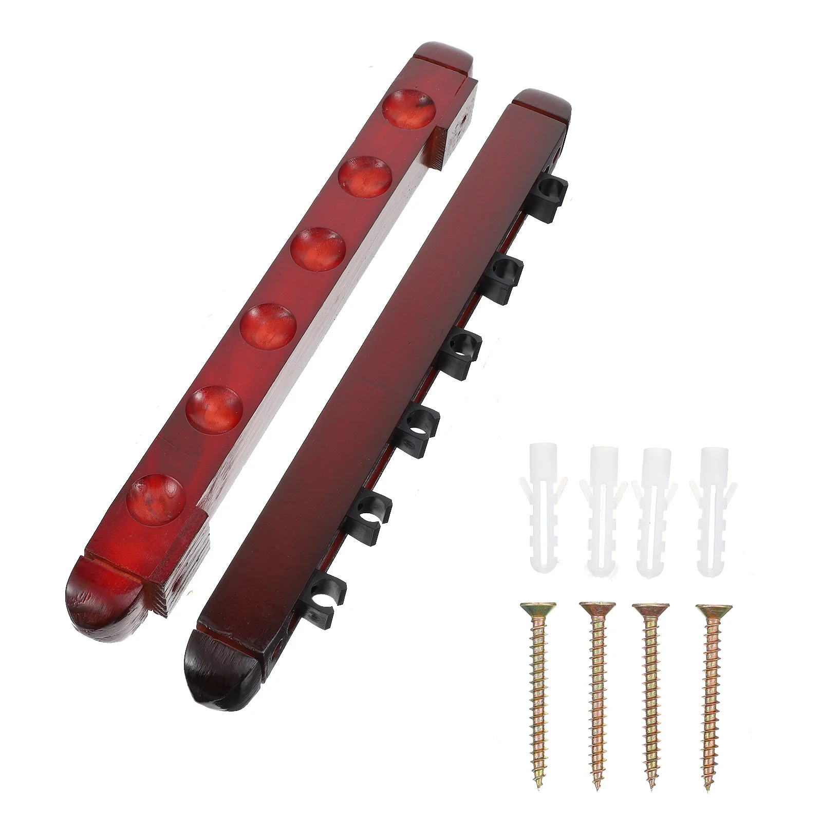 1 комплект, настенная деревянная стойка для кия с шестью отверстиями
