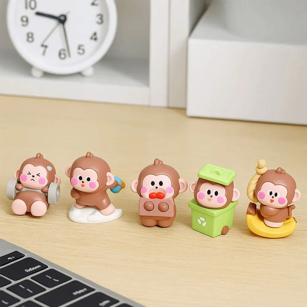 Миниатюрная фигурка обезьяны из смолы - Фотография_3