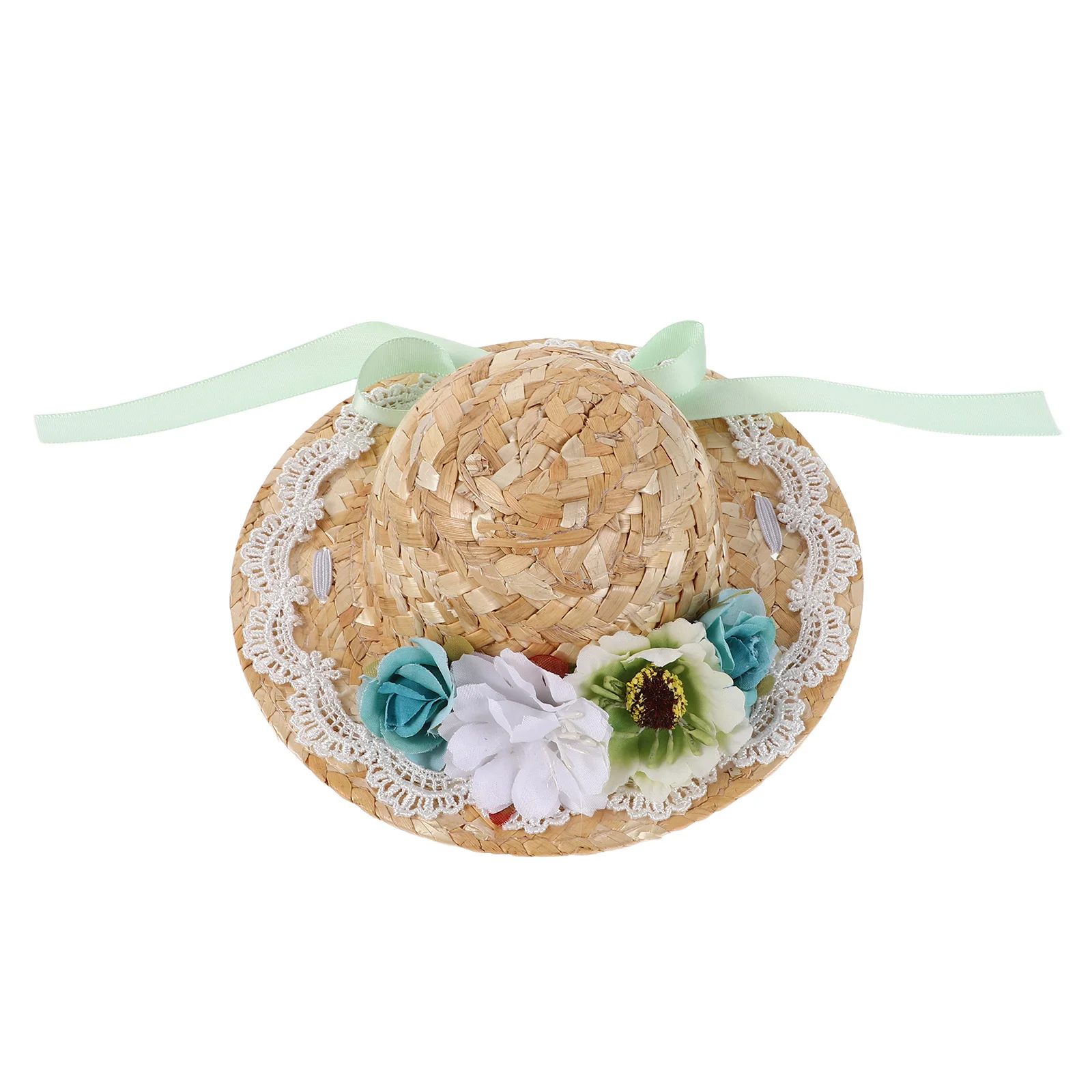 Мини-соломенная шляпа