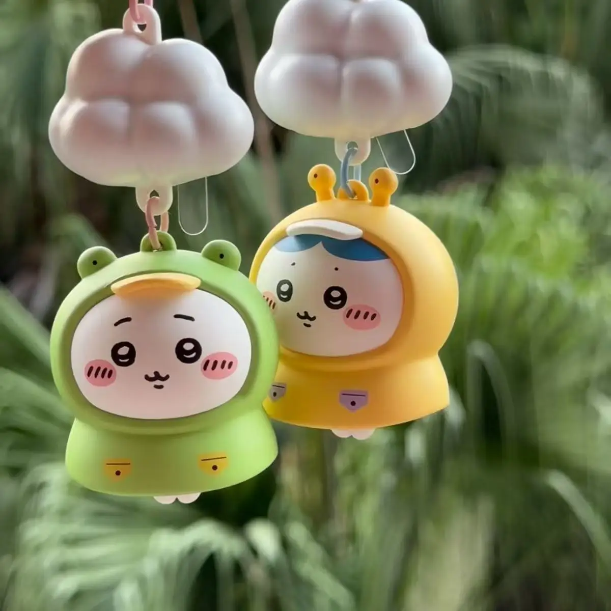 Брелок с подсветкой chiikawa raincoat series-cute usagi hachiware abs пвх - Фотография_2