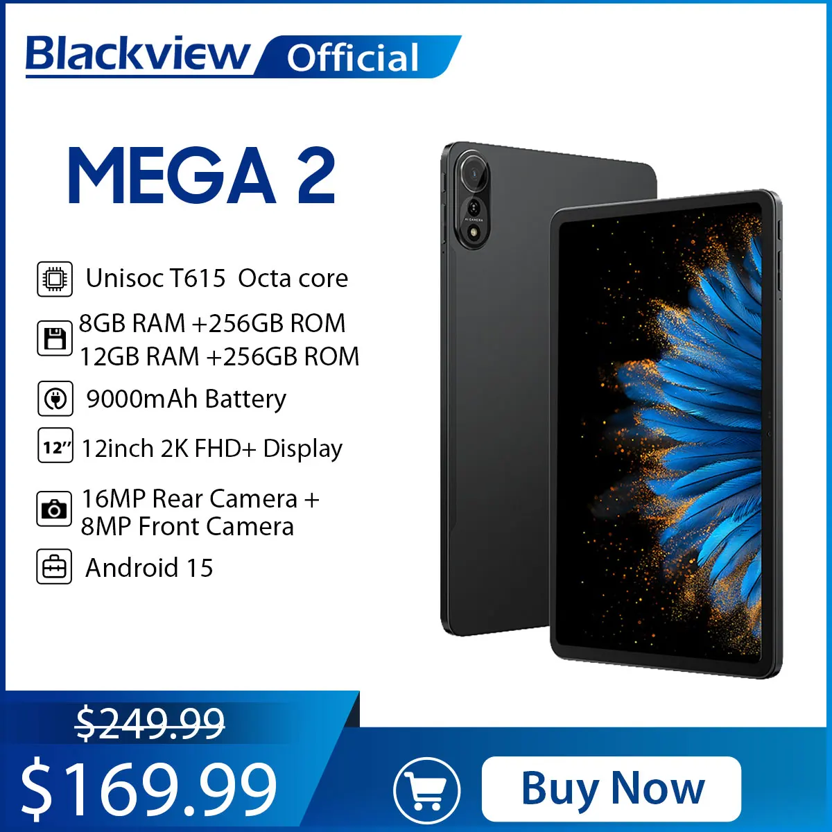 Blackview mega 2 планшетный пк