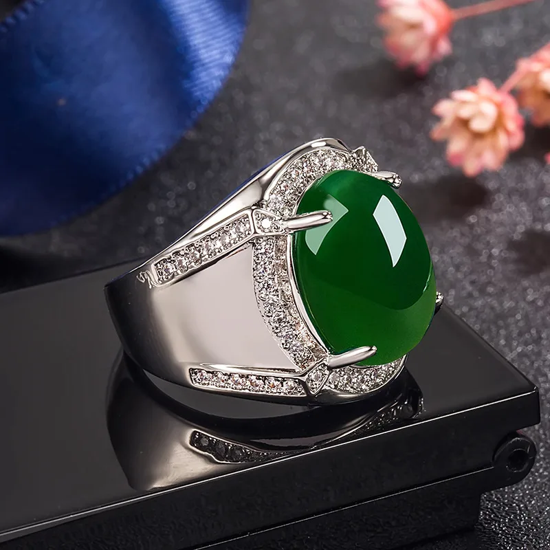 Роскошное мужское кольцо huisept из серебра 925 пробы - Фотография_5