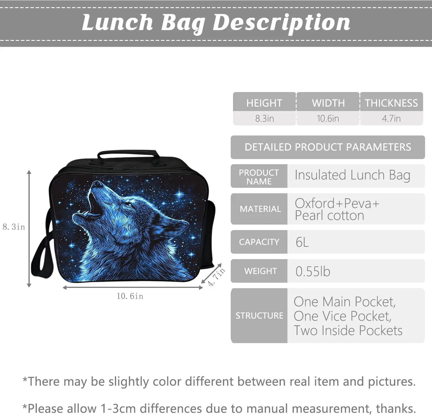 Рюкзак с волком, детская сумка - Фотография_5