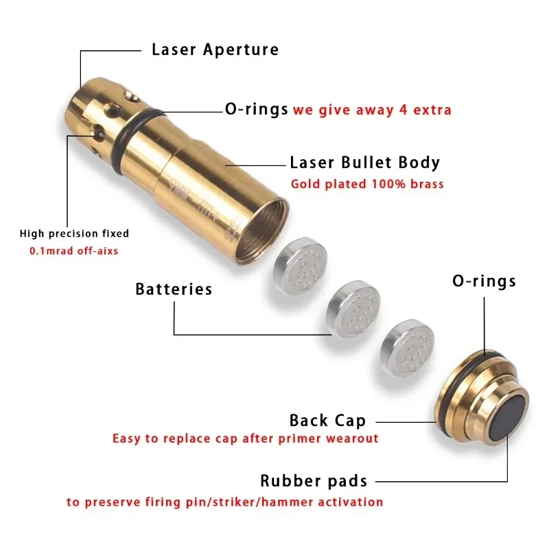 Тактический тренировочный лазерный g-sight bullet 7 - Фотография_4
