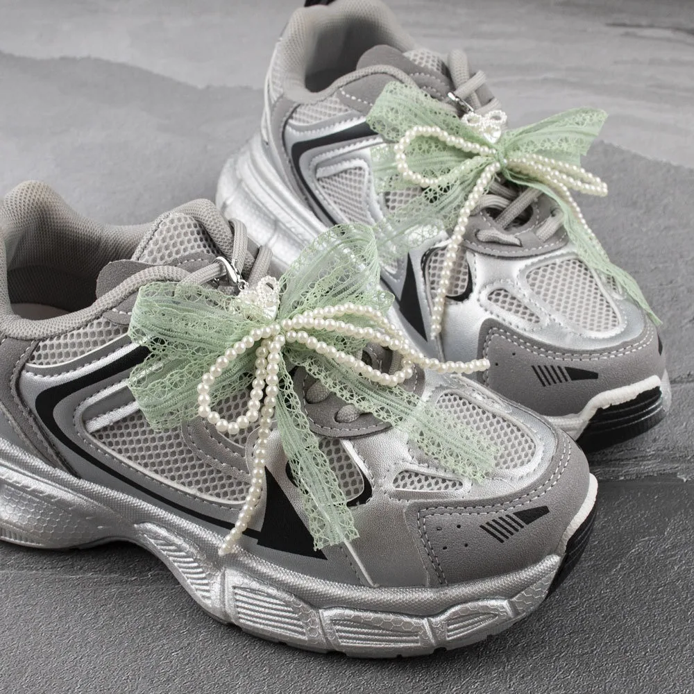 Милый кружевной брелок с бантом - Фотография_4