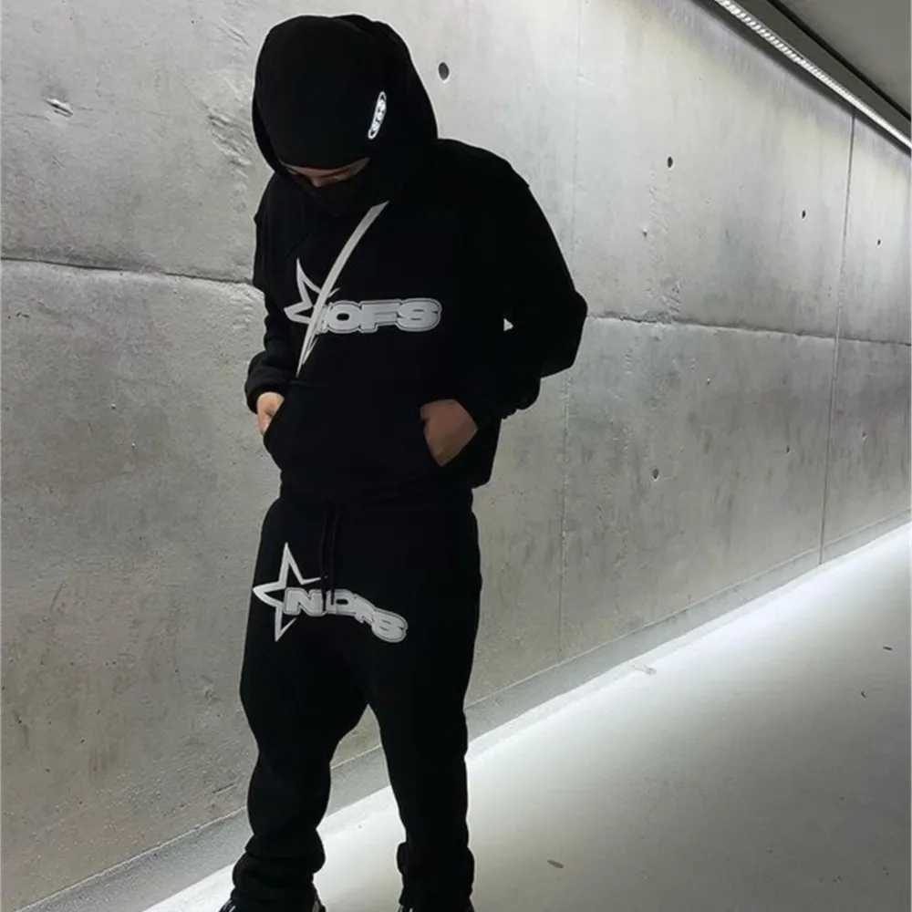 Y2k толстовки для мужчин harajuku