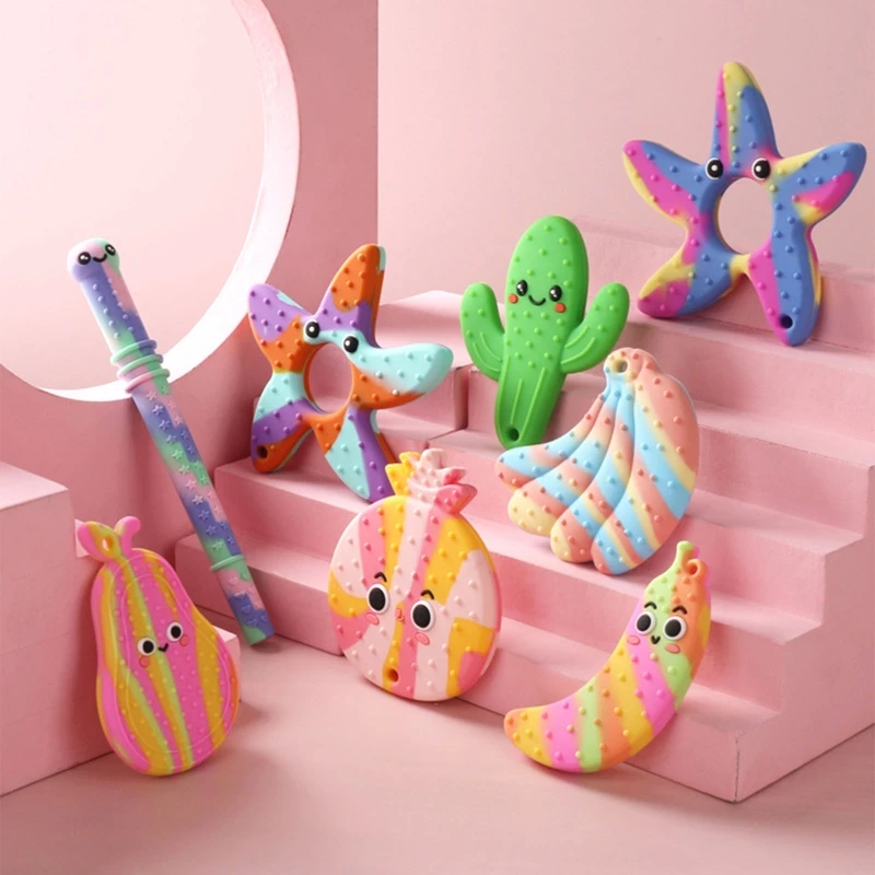 Детский силиконовый прорезыватель для зубов - Фотография_2