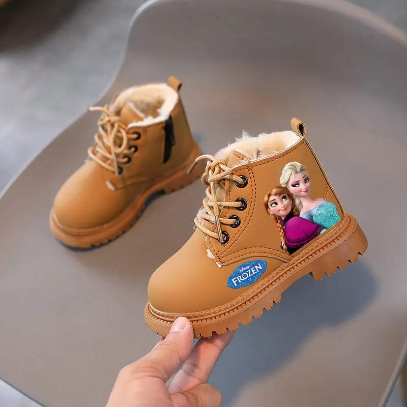 Детские зимние сапоги принцессы эльзы «холодное сердце» - Фотография_6