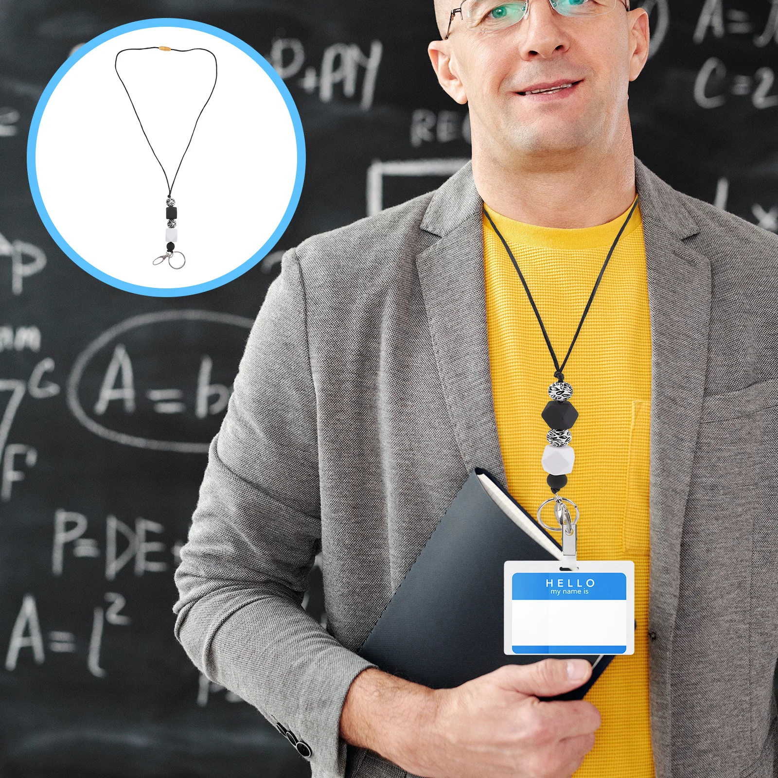 Держатель для ожерелья с ремешком и бисером - Фотография_6