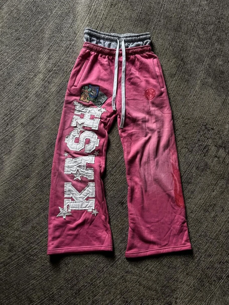Модные брюки high street ins модные
