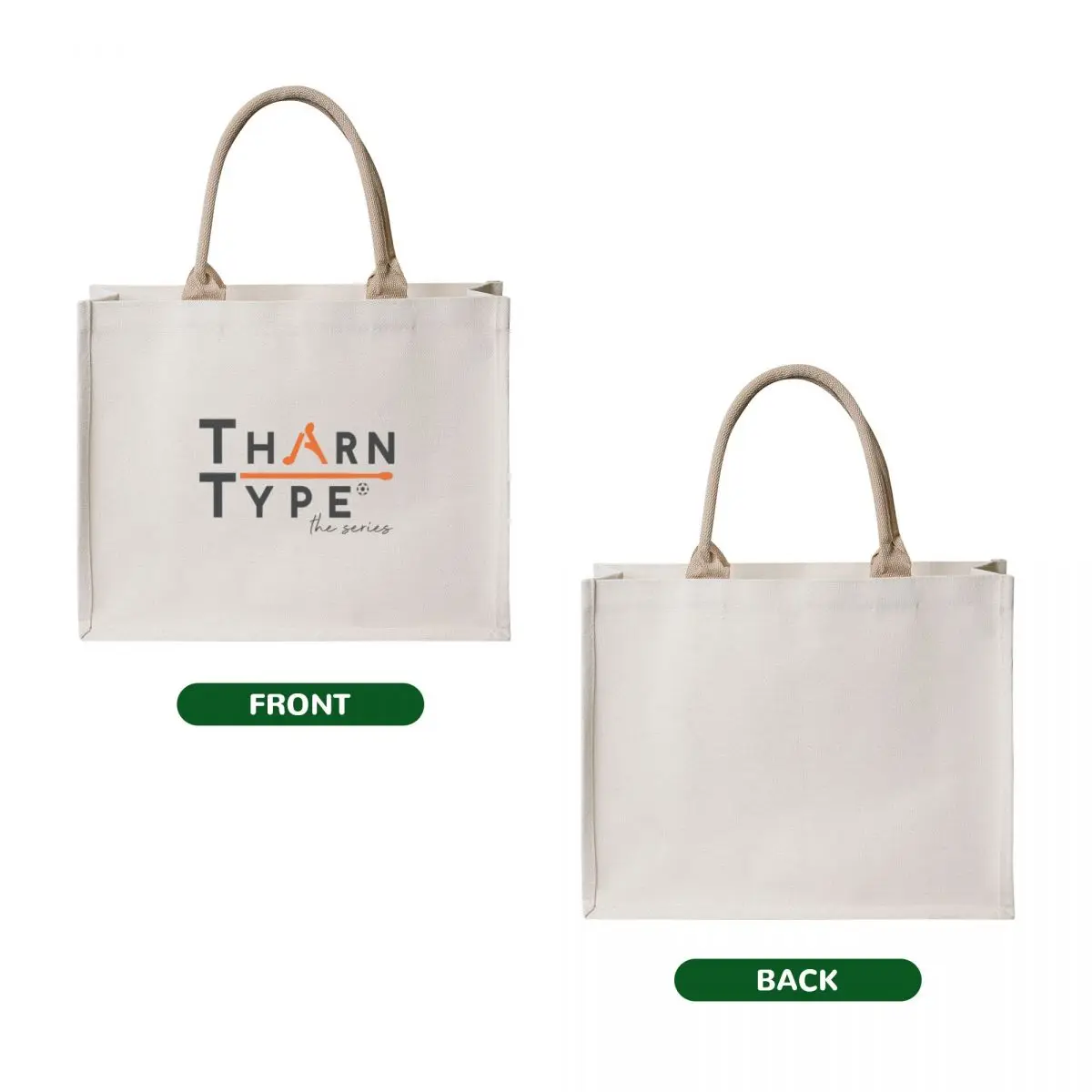 Рубашка tharntype tote bag холщовая - Фотография_2