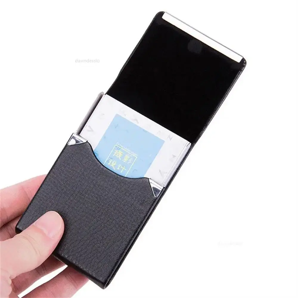 Чехол для визитных карточек из искусственной кожи - Фотография_4