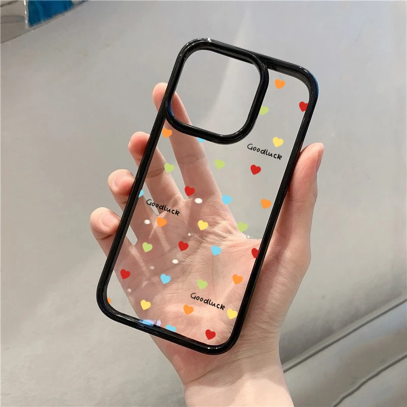 Прозрачный чехол для телефона colorful - Фотография_2