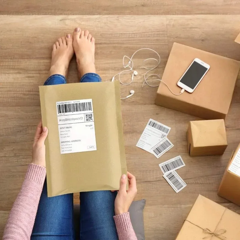 Натуральная коричневая крафт-бумага - Фотография_6