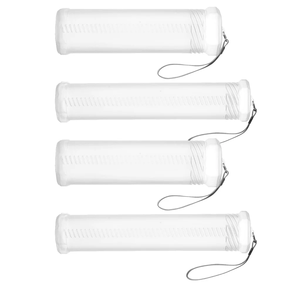 Выдвижная пластиковая прозрачная трубка для хранения кистей - Фотография_6