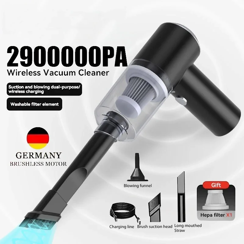 Новый автомобильный пылесос 120 вт 2900000pa